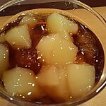 ドトールコーヒーショップ - トッピングにはたくさんの白桃♪