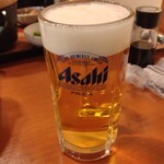 居酒屋 伝七 - 生ビール