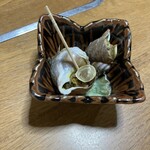居酒屋 天売 - お通し　つぶ