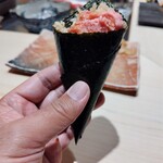 銀座のみこ寿司 - とろ手巻き