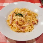 銀座シシリア - 生フィットチーネ カルボナーラ