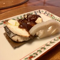 日本料理 梅林 - 鰆の昆布板焼き