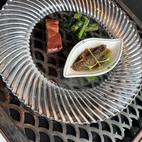 中国飯店 春秋 - はちみつチャーシュー、メヒカリ、春菊