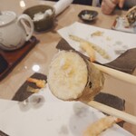 天ぷら ひろみ - ナス 感動です