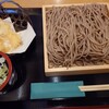比内地鶏と肉そば 蕃山 - えび天ざる