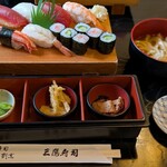 三鷹寿司 - 寿司ランチ（中） 1,500円