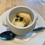 モルソー - 本日のアミューズ（とうもろこしのムース）