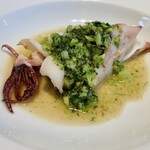 八ヶ岳 えさき - 淡路島の白烏賊・青海苔ソース