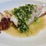 八ヶ岳 えさき - 淡路島の白烏賊・青海苔ソース