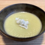 八ヶ岳 えさき - ヒラスズキと白菜のすり流し