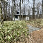 八ヶ岳 えさき - お店と、周辺の白樺林