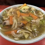幸園 - 五目あんかけラーメン大　600円