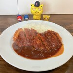 洋食とステーキ 健 - デミカツライスランチ　900円(税込)  ※もろ茶色
