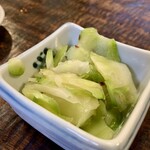 蛸の壺 本店 - グリーンでフレッシュなザーサイ