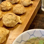 蛸の壺 本店 - 卵焼きはしっかり目だけどトロトロ