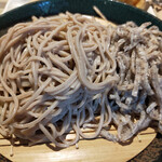 久蔵庵 - 左:二八蕎麦・右：粗挽き蕎麦