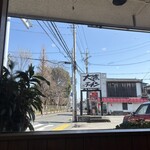 大鷹ラーメン - 店舗から見える風景