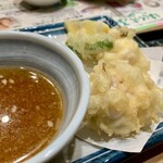 地魚大衆酒場 金八 - 白子の天ぷらは最高です