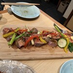 やよい鮨 - 豚フィレ肉の低温料理。