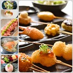 お出汁で食べる串かつと釜めしの専門店 ぎん庵 - 