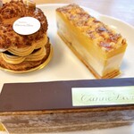 パティスリーカヌリエ - アイアシェッケ、オペラドエム、パリブレストの3種をチョイス‼️