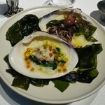 レフェルヴェソンス - 蛤 蛍鳥賊 岩布 菜の花 柚子 唐墨 ササニシキのリゾット