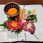 石と肴 地雷也 弘前店 - 上馬刺し
