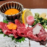 石と肴 地雷也 - 上馬刺し