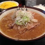 すみれ - 平日限定、味噌ラーメンランチ＋トッピングのねぎ♡