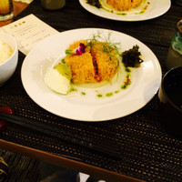 四季茶房八夢 - メインとご飯とお吸い物