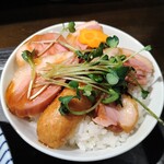 隠れ家 どん亭 - ミニかも丼