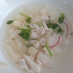 sachi-ta - 優しい味の本日のスープ。は、「鶏肉とジャイアントコーンのポソレブランコ」