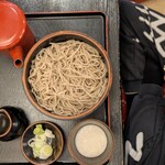 信州蕎麦の草笛 - 冷たいとろろ蕎麦