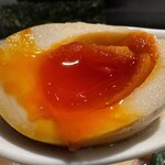 拉麺 生姜と肉 - 味玉