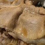 拉麺 生姜と肉 - 特製いろいろ部位チャーシュー