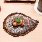 鮨 龍次郎 - 帆立唐揚げ