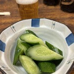 石狩 - きゅうりの浅漬け