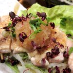 あじ彩 - あじ彩 「知床鶏のおろしポン酢」