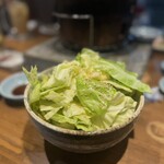炭火焼肉ホルモンさわいし - 塩ダレキャベツ