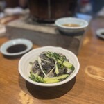 炭火焼肉ホルモンさわいし - センマイ刺し