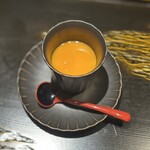 銀座焼とり 京丹波 - 海老庵の茶碗蒸し