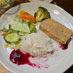 キッチン ブルー グローブ - 再びワンプレート