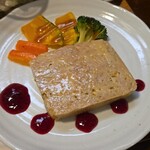 キッチン ブルー グローブ - 鶏肉とチーズのテリーヌのアップ