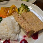 キッチン ブルー グローブ - テリーヌの断面