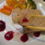 キッチン ブルー グローブ - ソースを添えて