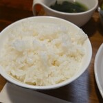 キッチン ブルー グローブ - ご飯大盛りのアップ