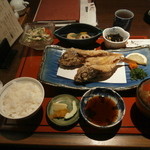 水とり - あらかぶのから揚げ御膳１６００円
