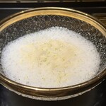 銀座焼とり 京丹波 - 鶏ガラと帆立出汁の冷麺