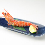 鮮魚・お食事処 山正 - 車えびの塩焼き