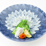 鮮魚・お食事処 山正 - とらふぐの薄造り